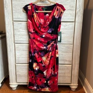 Ralph Lauren cow neck dress. Never worn.